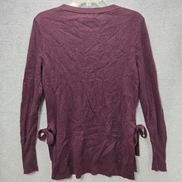 Halogen Cashmere Side Tie Sweater Size Small - Picture 2 of 5